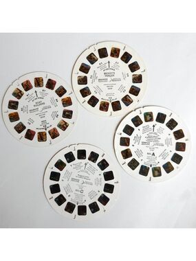 FUN VINTAGE MICKEY MOUSE VIEW MASTER REELS LOT OF 4